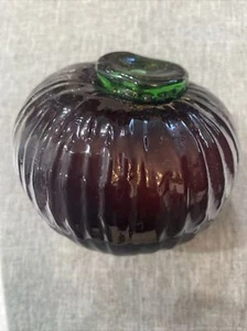 Vintage Unique Art Glass Style Purple Red Onion Mid Century Modern Style - Picture 1 of 6