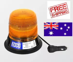 LED Amber Warning Beacon Magnetic Base + Cigarette Plug - Traffic Control - Bild 1 von 8