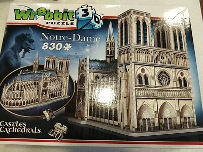 Wrebbit3D | Notre-Dame de Paris (830pc) | Puzzle | Ages 12+    BRAND NEW.  - Image 1 of 4