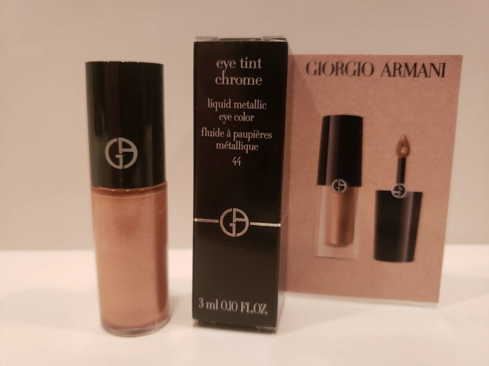Giorgio Armani - Sombra metálica líquida cromada tonalidade para os olhos - #44 ouro rosa - 0,1 - Imagem 1 de 1