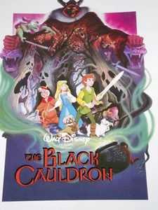 2 - 1985 SELTEN 8"x10" Schwarzer Kessel Presse/Werbe Kunstdruck Poster Disney C - Bild 1 von 3