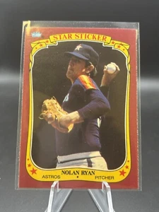 1986 Fleer Star Stickers #102 Nolan Ryan Baseball Houston Astros - Picture 1 of 2
