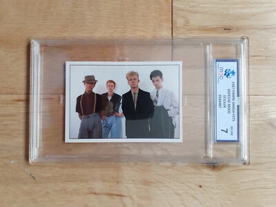 DEPECHE MODE PANINI SMASH HITS COLLECTION 1987 MGC 7 GRADED CARD NOT PSA - Image 1 of 3