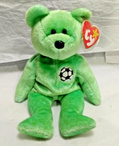 Ty Beanie Babies Bear "Kicks" very good w/tags - Bild 1 von 9