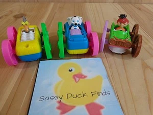 TINY TOONS FLIP CARS Lot of 3 Dog Chicken Montana Max GoGo the Dodo 1990 McD - Picture 1 of 5