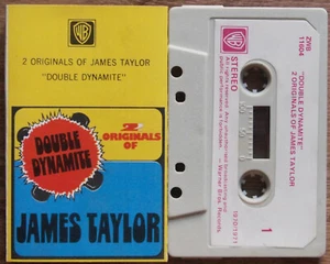 JAMES TAYLOR - DOUBLE DYNAMITE (WARNER ZWB11604) SOUTH AFRICA CASSETE (2 ALBUMS) - Picture 1 of 3