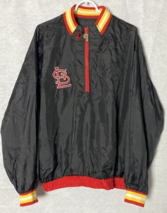 Vintage Pro Player St Louis Cardinals Reversible Windbreaker Jacket Size Large - Picture 1 of 14