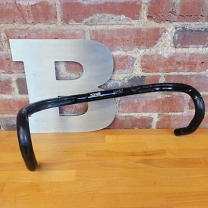 Cinelli VAI Drop Handlebar 26.0mm Clamp 42cm (c-c) Road Fixie Bike Black d11 - Picture 1 of 7