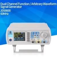 JDS-6600 60MHz Dual-channel DDS Function Waveform Signal Generator Counter CE