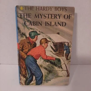 VINTAGE The Hardy Boys Mystery Of Cabin Island by Franklin W Dixon Pub 1966 #8 - Bild 1 von 7