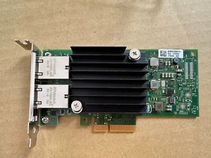 1 pièce carte Dell Intel X550-T2 double port 10 Gigabit Ethernet presque neuve - Photo 1/3
