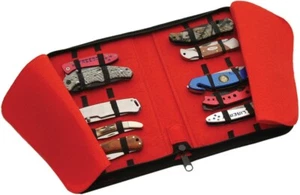 🔥Folding Pocket Knife Storage Carrying Collection Display Case Holds 15 Knives - Picture 1 of 4