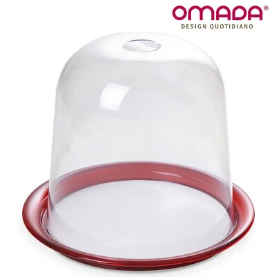 OMADA DESIGN Porta Panettone, Pandoro, Porta Dolci Rotondo, Campana Alta 26,5 cm, Omada