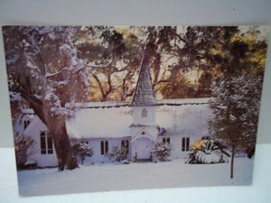Cartolina vintage Christ Church Frederica St Simons Island Georgia non pubblicata - Foto 1 di 2
