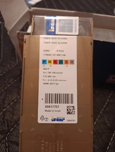 ISCAR CARBIDE INSERTS QUANTITY 10 TIGER 1820Y IQ IC830 - Picture 1 of 3