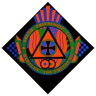 ROBERT INDIANA "THE HARTLEY ELEGIES KVF VIII" | FIRMADO A MANO | 60 X 60" | GALLART Foto 1 de 2