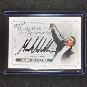 2019 Select AFL Supremacy MARK WILLIAMS Finals Folklore Signature 50/70 - Bild 1 von 1