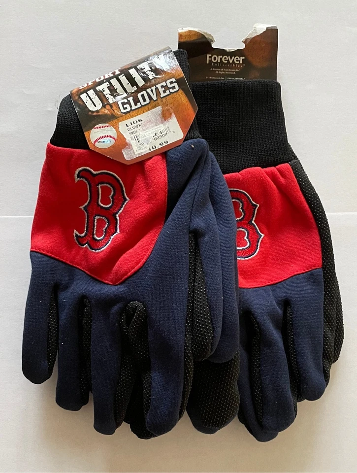 MLB Boston Red Sox 2 pares de guantes utilitarios con agarre de goma Foto 1 de 1