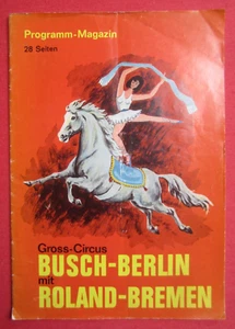Orig. Werbebroschüre Programmheft Gross-Circus Zirkus Varieté Busch-Berlin 1966 - Bild 1 von 15