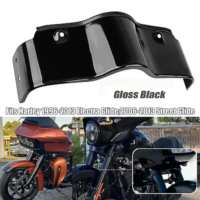 Gloss Black Outer Fairing Trim Skirt For Harley 1996-2013 Touring Street Glide - Image 1 of 4