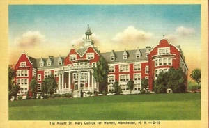 Manchester NH - The Mount St. Mary College - Vintage Postkarte (Datum unbekannt) - Bild 1 von 2