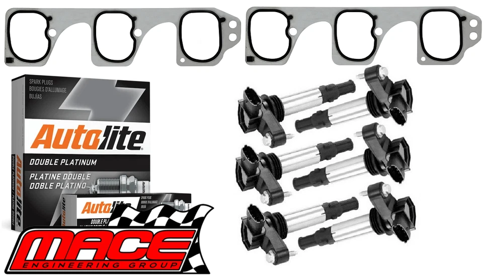 MACE IGNITION SERVICE KIT FOR HOLDEN CALAIS VZ ALLOYTEC LY7 3.6L V6 - Image 1 of 1