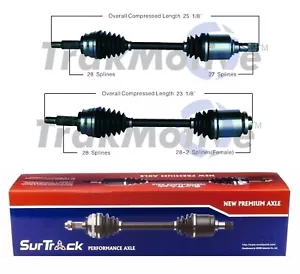 Pair of Front CV Axles Shafts For Jeep Dodge Patriot Compas Caliber FWD SurTrack - Picture 1 of 1