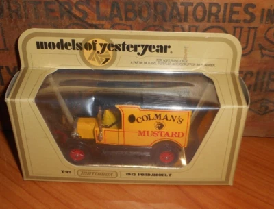 Matchbox Models of Yesteryear 1912 Ford Model T Colman's Mustard Y-12 - Image 1 of 3