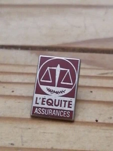 Pin's Pins Pin LAPEL Assurance France  "L'ÉQUITÉ"  - Picture 1 of 3