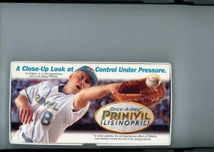 1999 Cal Ripken Jr. Merck Pharmacuticals Princivil publicidad kit sellado (raro) - Imagen 1 de 2