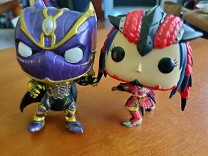 Funko Pop Black Panther vs Monster Hunter Marvel vs Capcom Bobble-Heads gebraucht - Bild 1 von 6