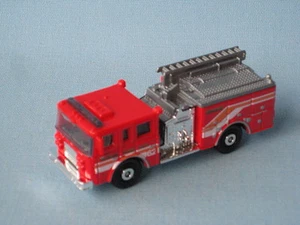Matchbox Pierce Dash Fire Engine Rescue 62 Red and Silver Toy Model Car in BP b - Picture 1 of 3