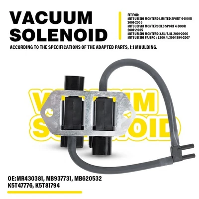 Fit Mitsubishi Montero 4-Door 3.0L 3.5L Freewheel Clutch Control Solenoid Valve - Image 1 of 4