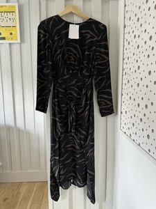 & Other Stories NEW Midi Tie Waist Pencil Dress Size U.K. 8 36 £95 - Picture 1 of 8