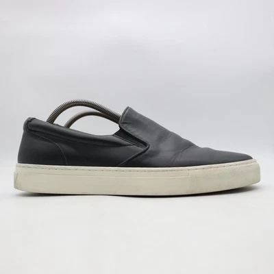 Zapatillas deportivas Greats Brooklyn de cuero negras para hombre talla 10 de EE. UU. Zapatos sin cordones Foto 1 de 4