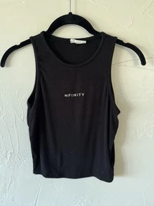 Nfinity Rundhals Tanktop schwarz ärmellos Top Cheer Cheerleading Größe Small S - Bild 1 von 4