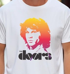 Camiseta The Doors Jim Morrison en Camiseta Premium Vintage Negra Colores Confort 1717 - Imagen 1 de 6