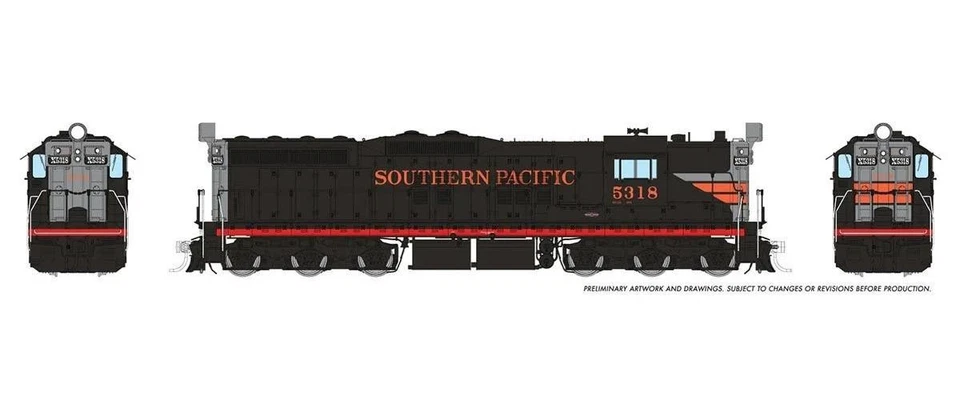 Rapido ~ HO Scale ~ Southern Pacific ~ SD7 #5329 ~ DC/Silent ~ 050212 - Image 1 of 1