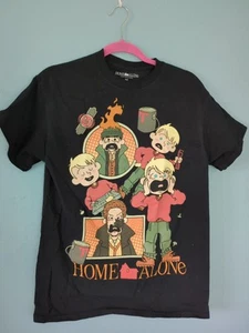 Camiseta negra Home Alone talla: mediana - Imagen 1 de 4