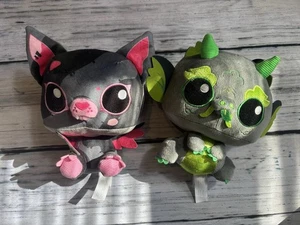 Funko Frightkins Flapsody Cat & Grrutude Dragon Plush Hop Topic Halloween 7 Inch - Picture 1 of 8