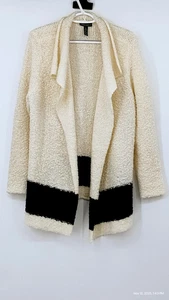 NEU Lauren Ralph Lauren Wollmischung vorne offen Chanky Cardigan Colorblock Größe 1X - Bild 1 von 20