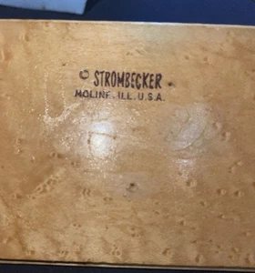 Ginny Dollhouse 1950’s Vintage Strombecker Blonde Wood Coffee Table - Picture 1 of 11