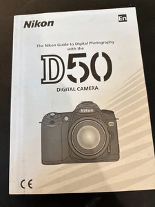 Nikon D50 DSLR Kamera Bedienungsanleitung Buch - Bild 1 von 3
