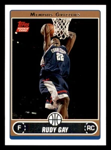 2006 Topps #252 Rudy Gay ROOKIE - Picture 1 of 2