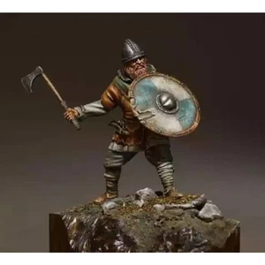 1/24 75mm Resin Model Kit Viking Medieval Northern Warrior Unpainted - Picture 1 of 1