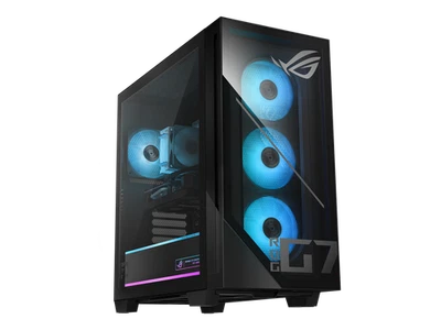 ASUS ROG GM700 (2025) Gaming Desktop PC, AMD Ryzen 7 8700F Processor, AMD Radeon - Image 1 of 4
