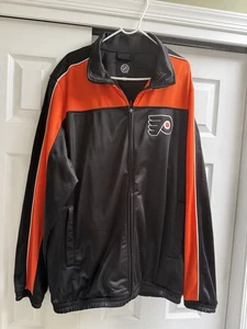 Fliegerjacke Gr. XXL NHL Phila Full Zip schwarz orange SCHÖN! - Bild 1 von 4