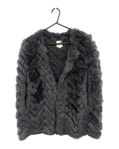 365 DAYS Like New Women's Grey Faux Fur Vest O/S - Oversized Fit - Picture 1 of 3