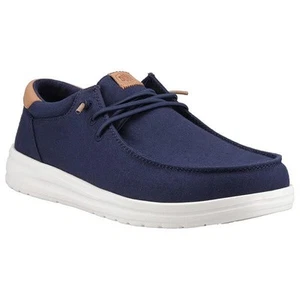 HeyDude Shoes Paul Canvas Navy Blazer - Picture 1 of 1