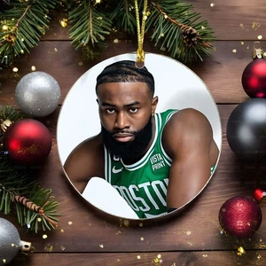 Jaylen Brown Christmas Ornament - Celebrity Ornament Gifts for Fans - Picture 1 of 5